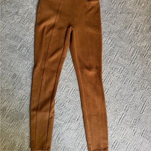 SPANX Copper-Brown Ponte Sculpting Leggings